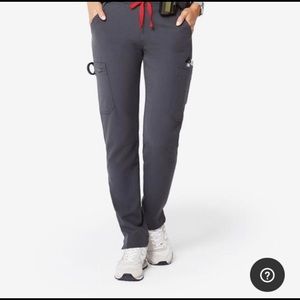 Figs scrubs Yola pants CHARCOAL medium petite